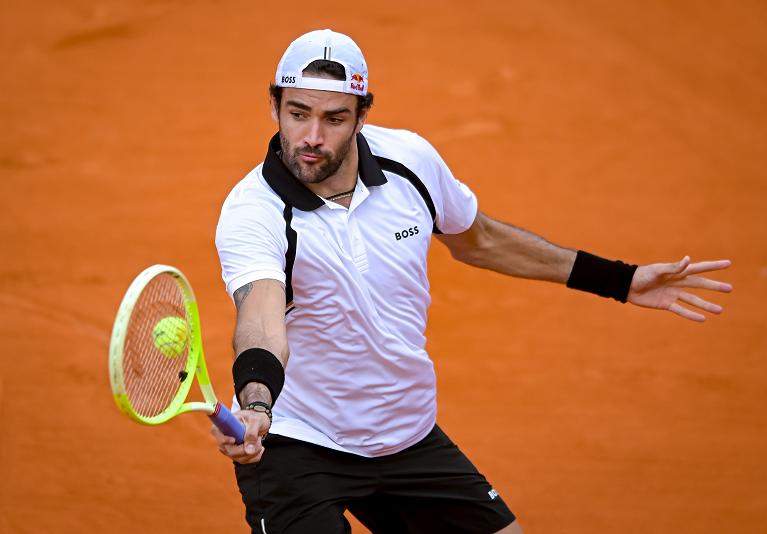 Matteo Berrettini in azione (Getty Images)