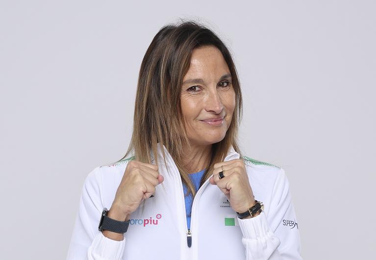 La capitana dell'Italia di Billie Jean King Cup, Tathiana Garbin (Getty Images)