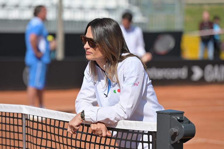 La capitana dell'Italia di Billie Jean King Cup Tathiana Garbin (Foto FITP)