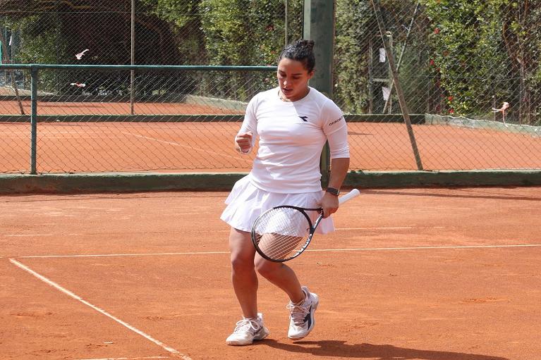 L'esultanza di Martina Trevisan (foto Burruni)