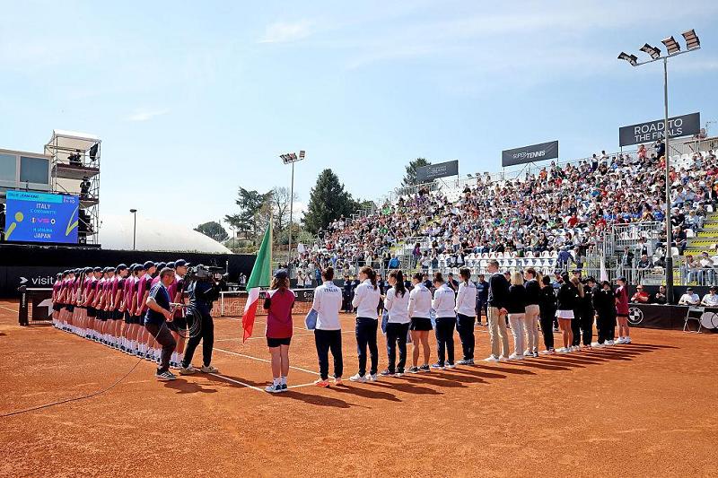 Velletri, la "casa" di Ottaviano Augusto si veste a festa per l'Italia di Billie Jean King Cup