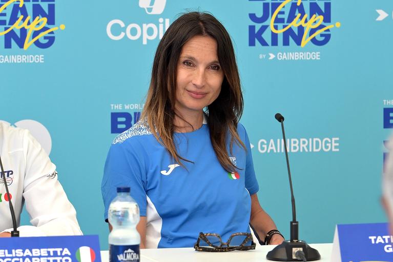 La capitana azzurra di BJK Cup Tathiana Garbin (foto FITP)