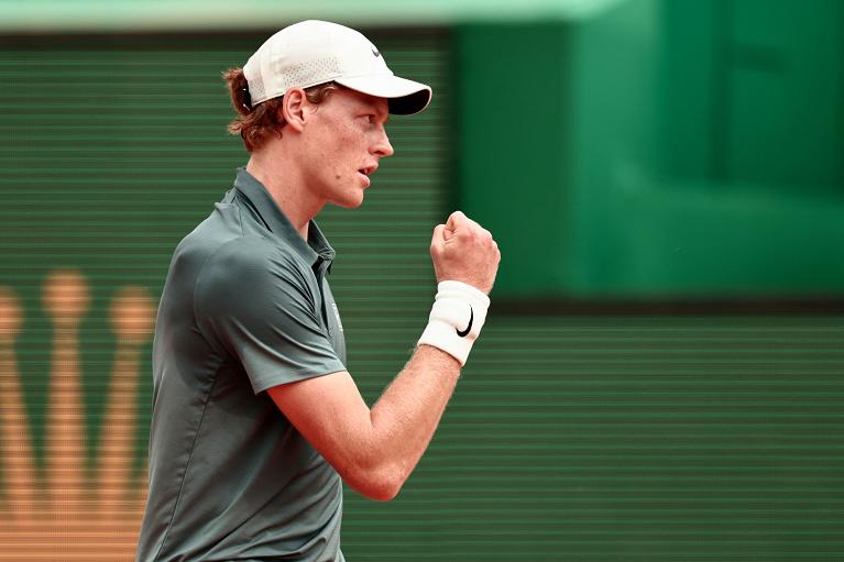 La carica di Jannik Sinner (Getty Images)