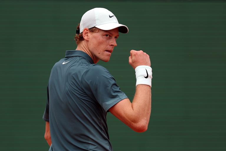 La grinta di Jannik Sinner (foto Getty Images)