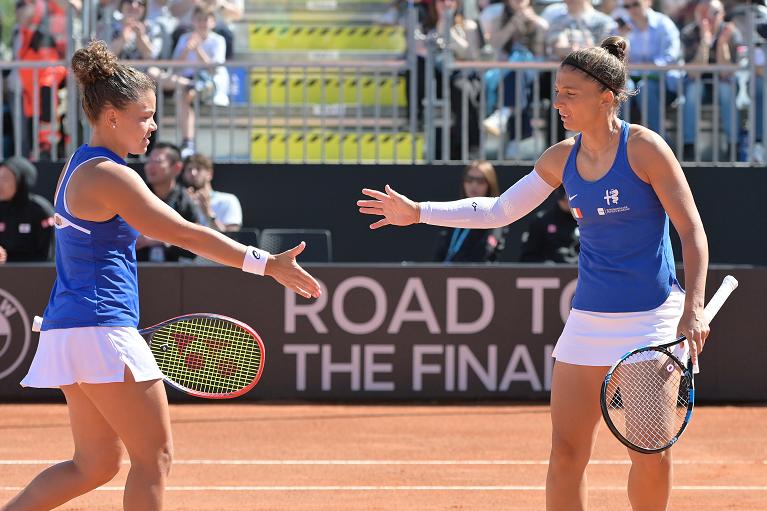 Sara Errani e Jasmine Paolini in Billie Jean King Cup (Foto FITP)