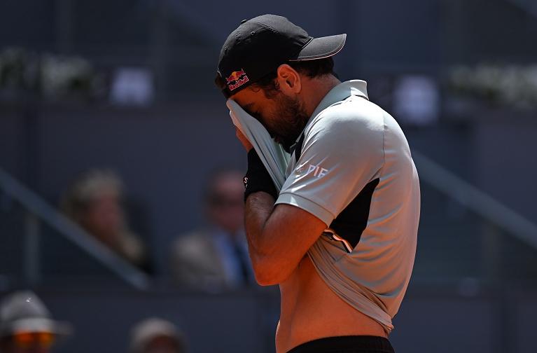 Tutta la delusione di Matteo Berrettini (foto Getty Images)