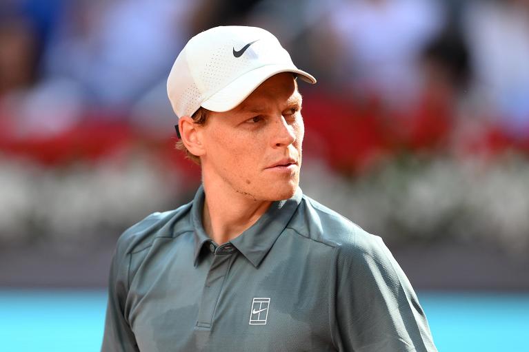 La concentrazione di Jannik Sinner (Getty Images)