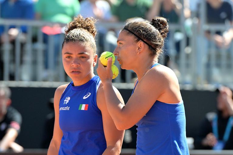 Sara Errani e Jasmine Paolini in Billie Jean King Cup (Getty Images)