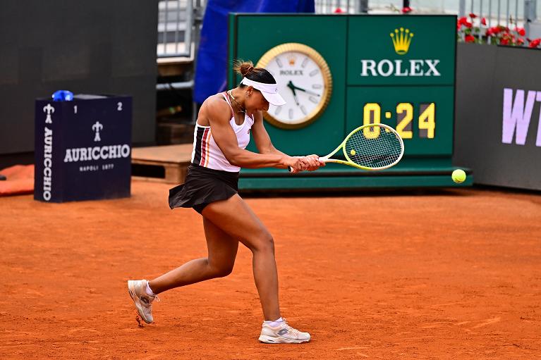 Jennifer Ruggeri in azione agli Internazionali BNL d'Italia 2026 (Foto FITP)