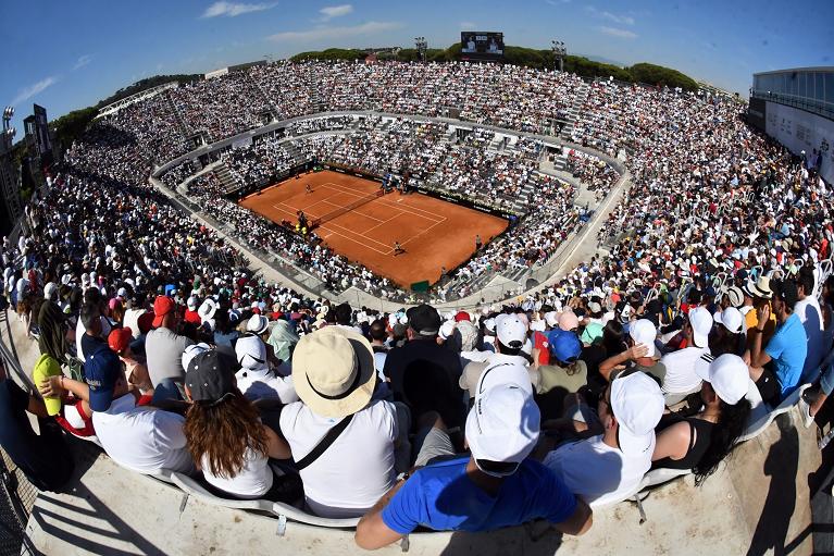 Una panoramica del Centrale del Foro Italico (Foto FITP)