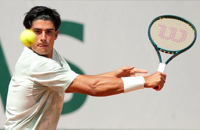 Federico Cinà in azione (foto Getty Images)
