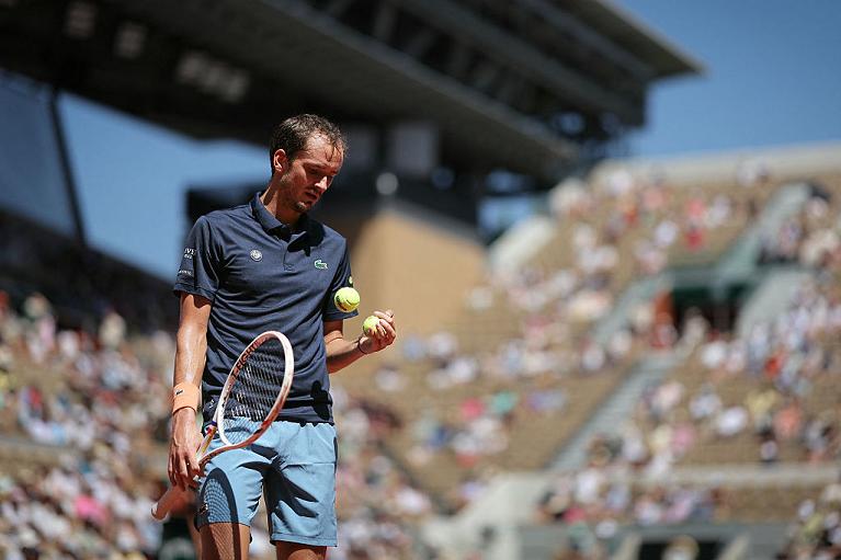 Daniil Medvedev al Roland Garros (Getty Images)