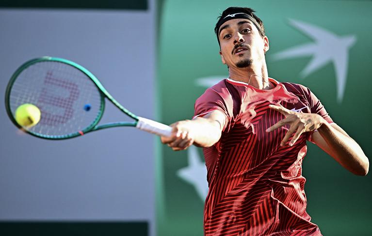 Lorenzo Sonego in azione (foto Getty Images)