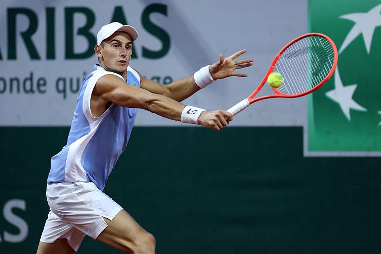 Roland Garros 2026, il rovescio di Matteo Arnaldi (Getty Images)