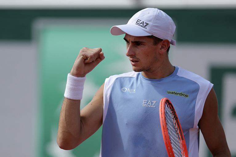 La grinta di Matteo Arnaldi al Roland Garros 2026 (Getty Images)