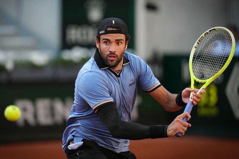 Berrettini in azione (Getty Images)