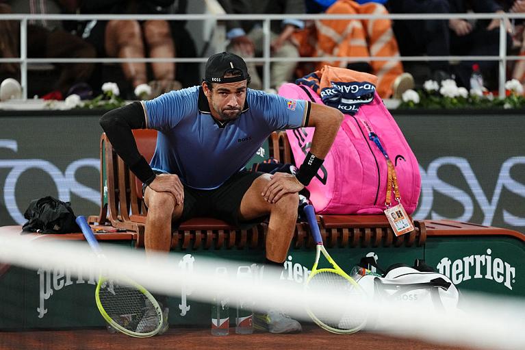 Roland Garros, Matteo Berrettini costretto al ritiro (Getty Images)