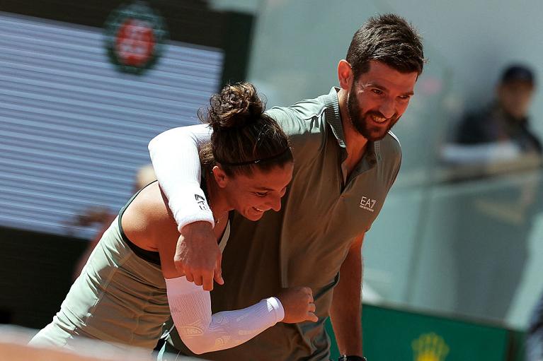 Sara Errani e Andrea Vavassori (Getty)