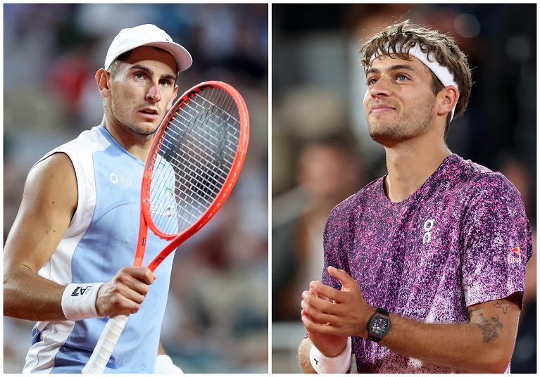 Matteo Arnaldi e Flavio Cobolli (Credits delle foto: Getty Images)