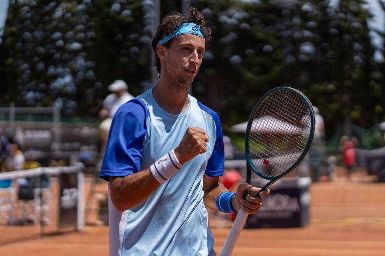 Francesco Forti esulta (foto Challenger SIC Europe Omag Cattolica)