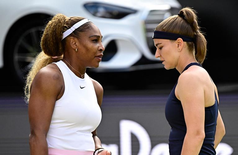 Serena Williams e Karolina Muchova in doppio al WTA 500 di Berlino (Getty Images)