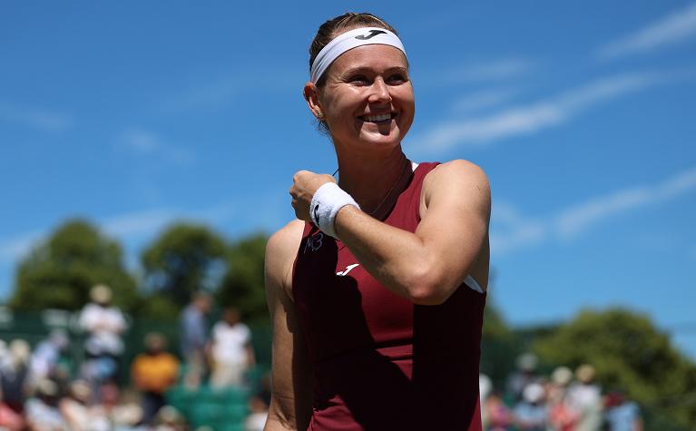 Il sorriso di Marie Bouzkova (Getty Images)