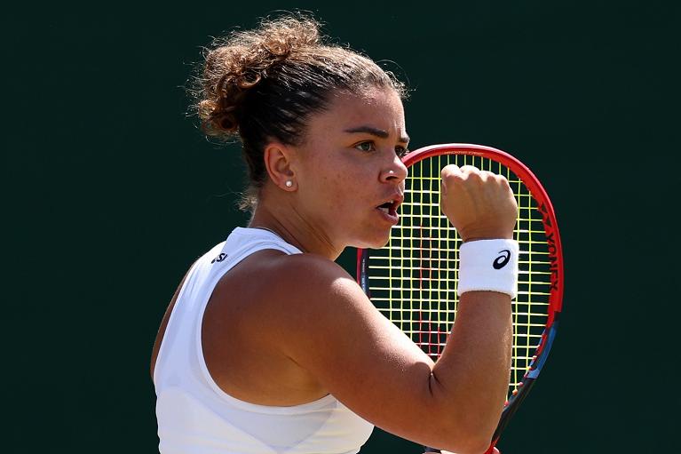 L'esultanza di Jasmine Paolini (foto Getty Images)