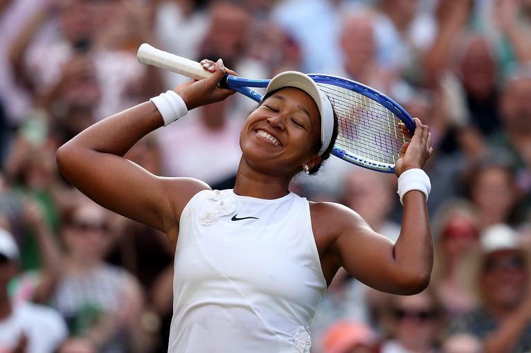 Tutta la felicità di Naomi Osaka (foto Getty Images)