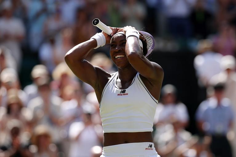 Tutta la gioia di Coco Gauff (foto Getty Images)