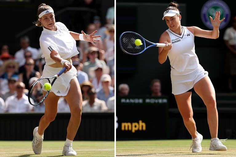 Karolina Muchova e Linda Noskova (fonte foto Getty Images)