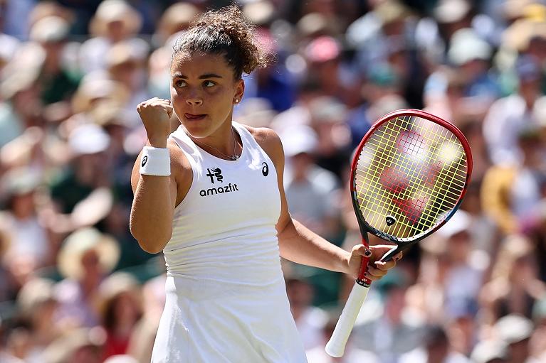 Un'esultanza di Jasmine Paolini (foto Getty Images)