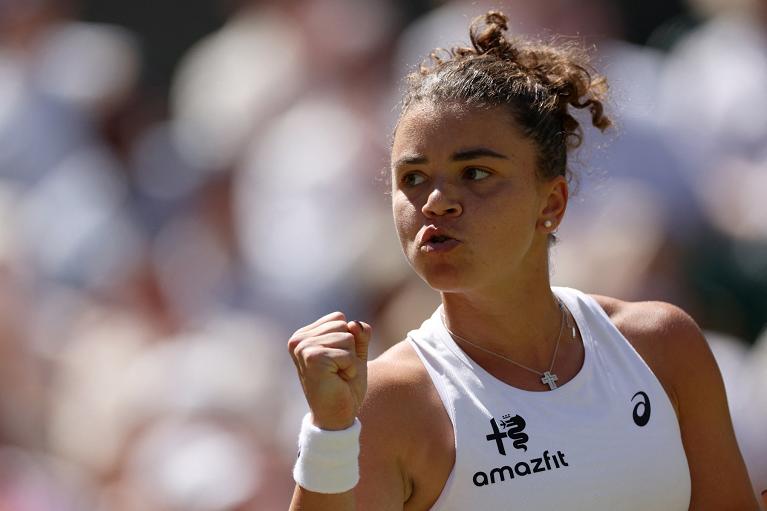 Un'esultanza di Jasmine Paolini (foto Getty Images)