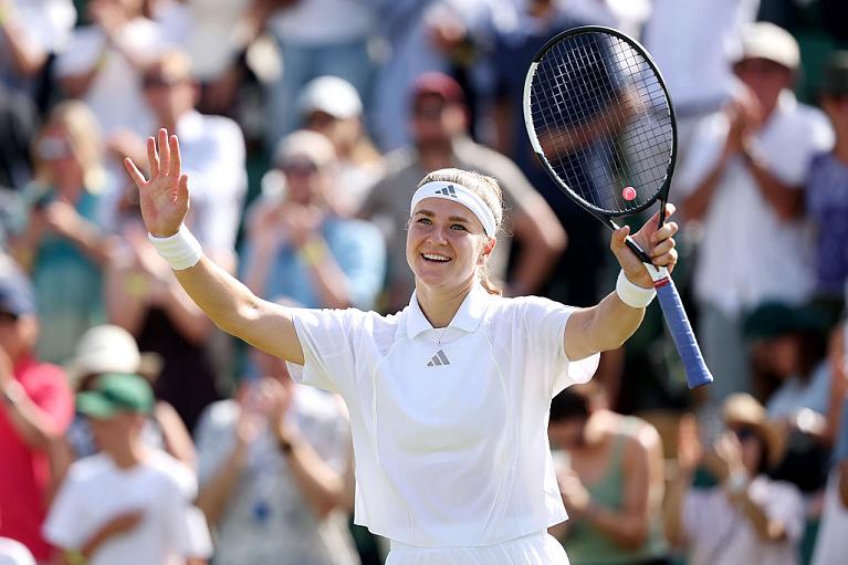 La gioia di Barbora Krejcikova (Getty Images)