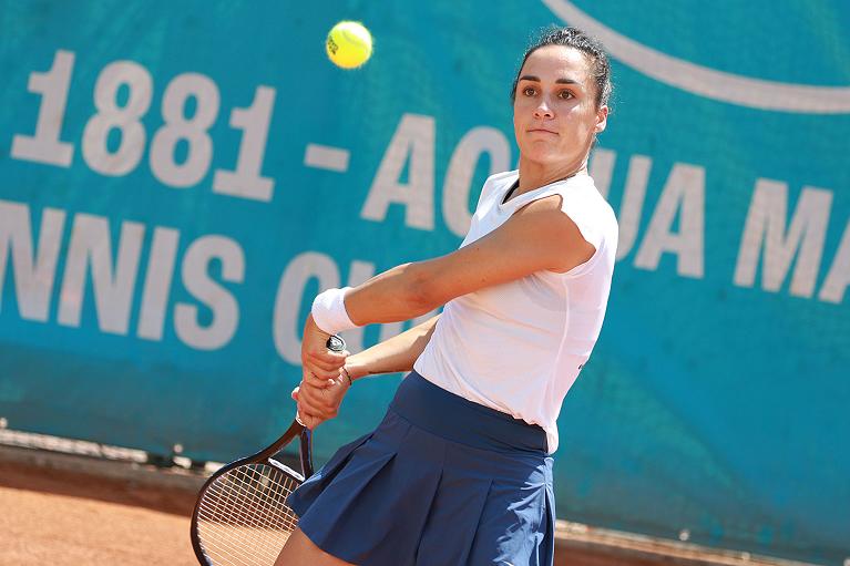 Martina Trevisan in azione (foto Ros)