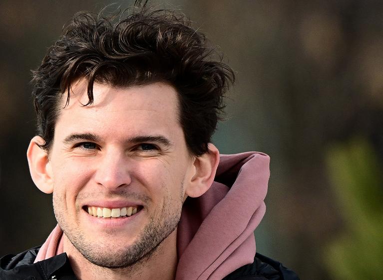 Un primo piano di Dominic Thiem (foto Getty Images)