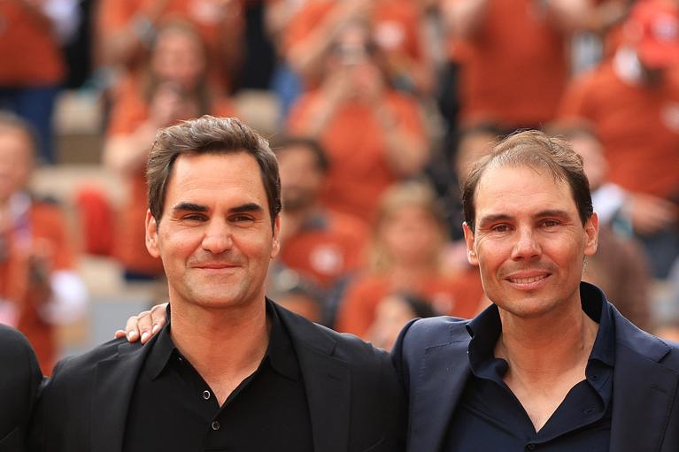 Rafael Nadal e Roger Federer (Getty Images)