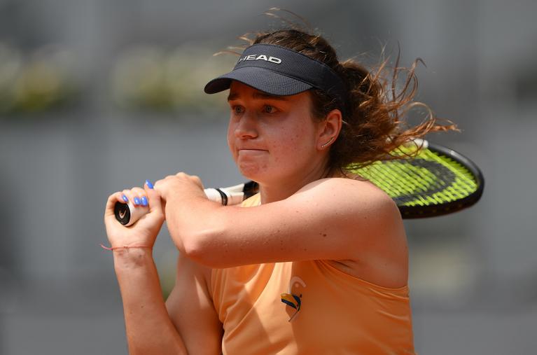 Daria Snigur in azione (foto Getty Images)