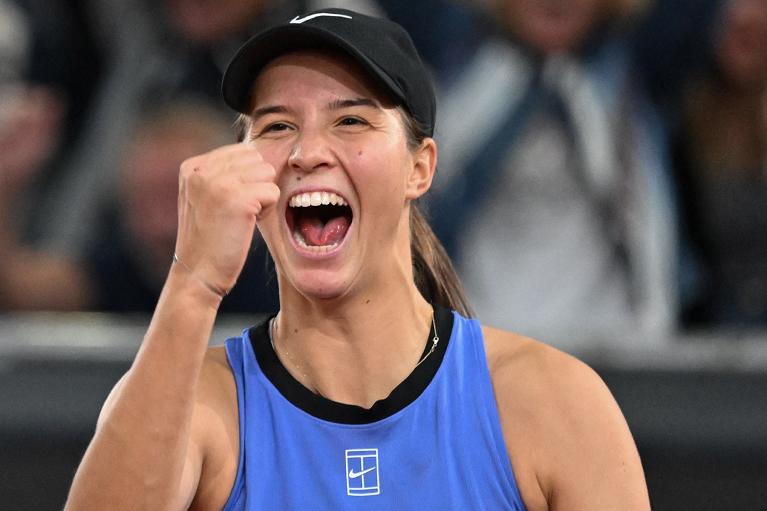 Tutta la gioia di Lilli Tagger (foto Getty Images)