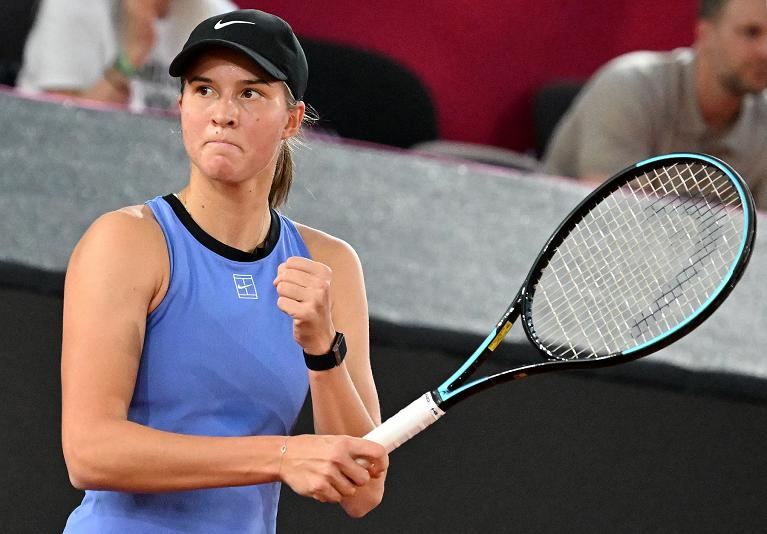 L'esultanza di Lilli Tagger (foto Getty Images)