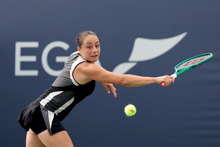 Elisabetta Cocciaretto in azione (foto Getty Images)