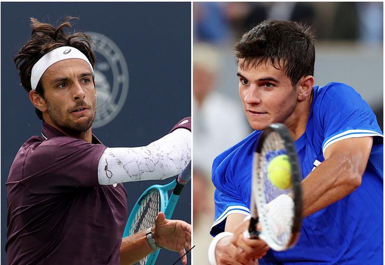 Lorenzo Musetti e Rafa Jodar (getty)