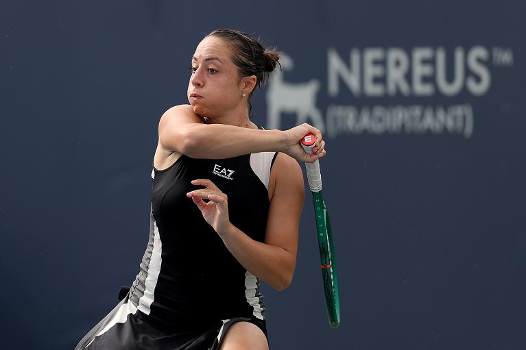 Elisabetta Cocciaretto in azione (foto Getty Images)