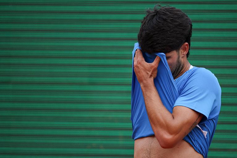La delusione di Carlos Alcaraz (Getty Images)