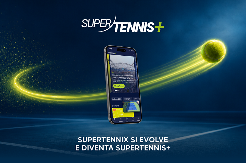 SuperTenniX cresce e diventa SuperTennis+