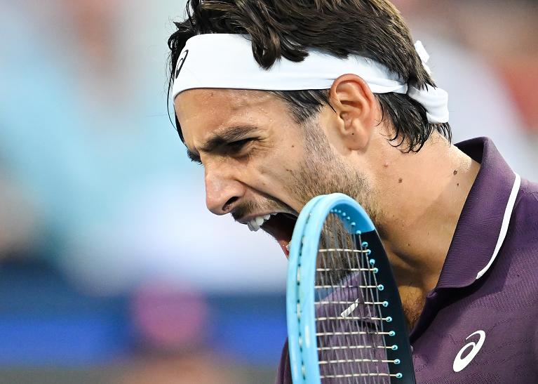 La grinta di Lorenzo Musetti (Getty Images)