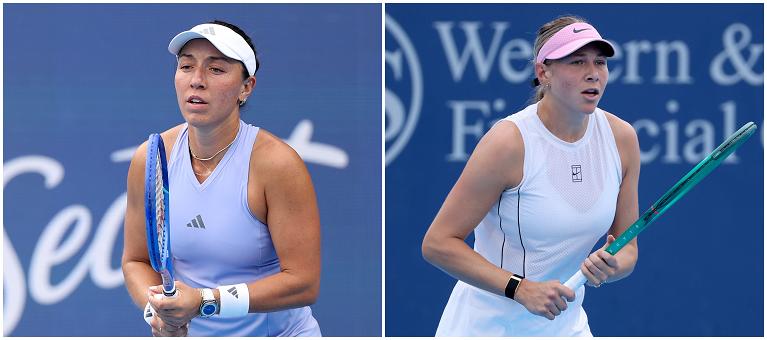 Jessica Pegula ed Amanda Anisimova (Getty Images)