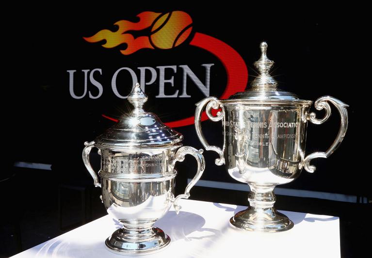 I due trofei in palio agli US Open (Getty)