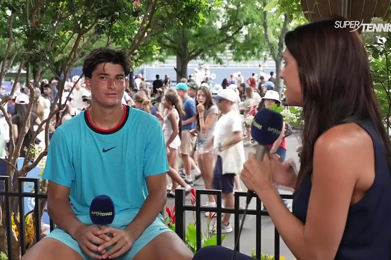 Cinà a SuperTennis: "Un sogno? Affrontare Djokovic o Alcaraz"