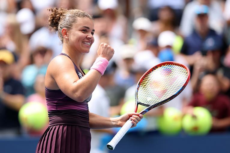 Una sorridente Jasmine Paolini (foto Getty Images)