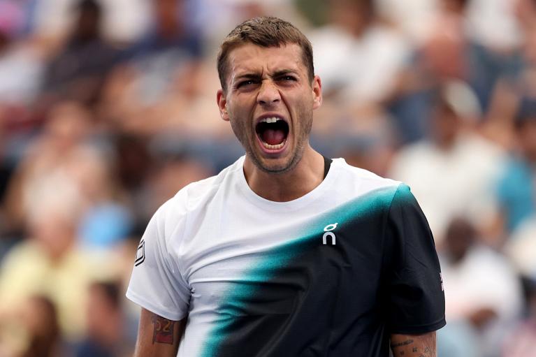L'esultanza di Cobolli (Getty Images)